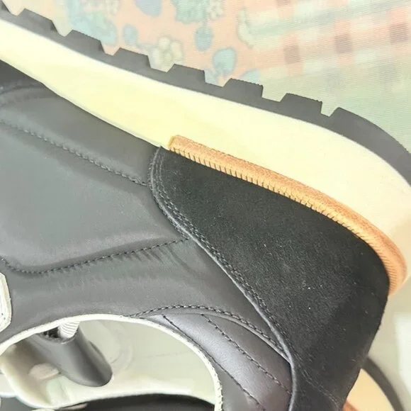 Dunhill Black Wavy Suede Sneakers - Picture 6 of 9